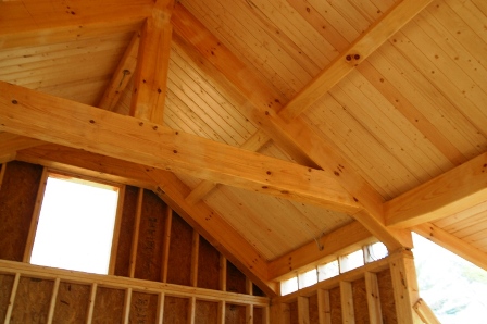 Hybrid Timber Frame Structure